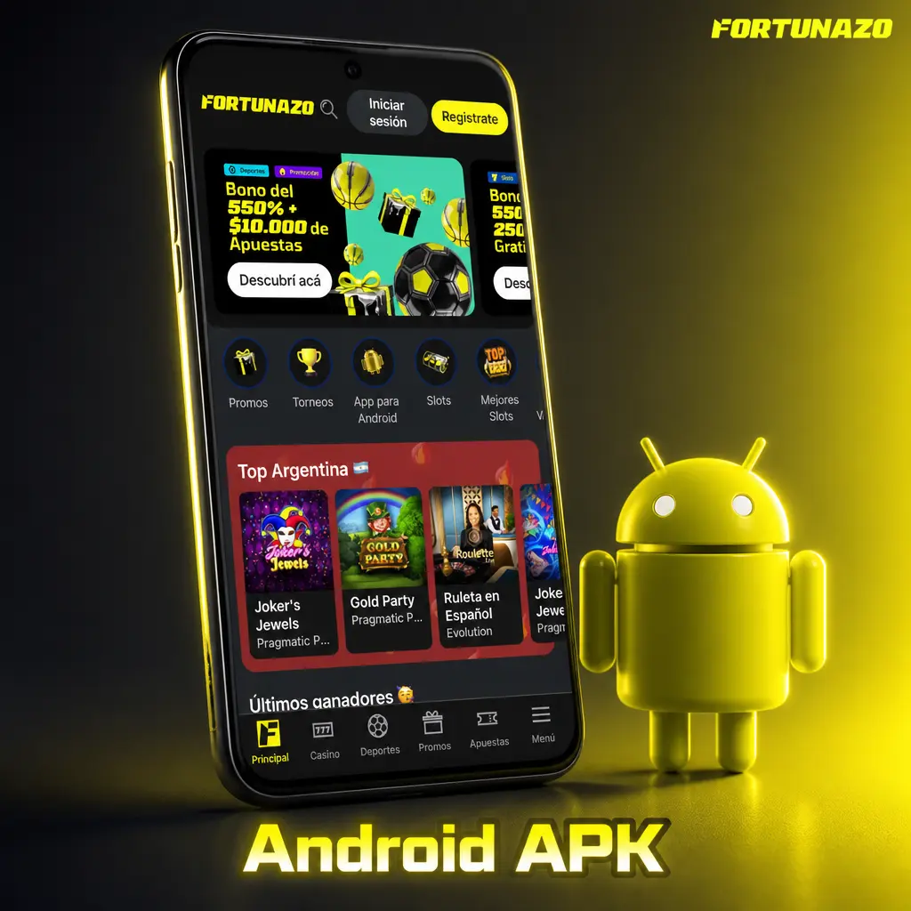Instalación segura de la app Fortunazo en Android mediante archivo APK con firma original