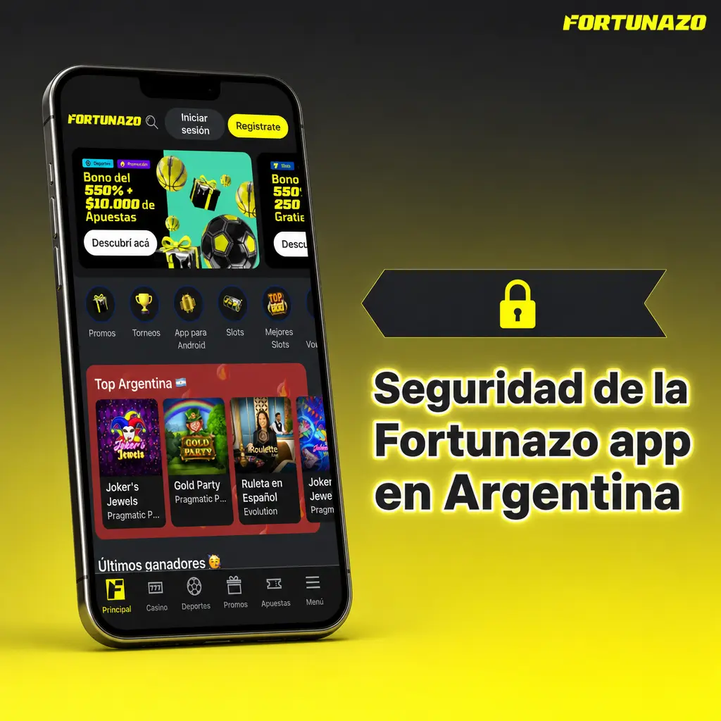 Seguridad de la app Fortunazo en Argentina con HTTPS, verificación de cuenta y descarga oficial
